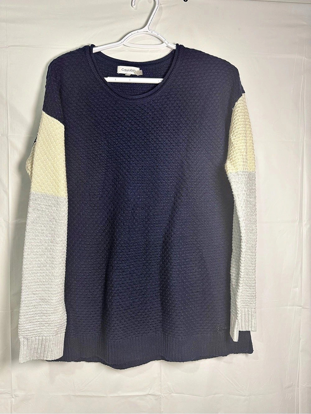 Calvin Klein Color Block Crewneck Sweater